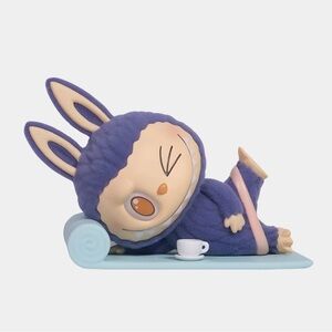 POP MART LABUBU LAZY YOGA - AMERICANO